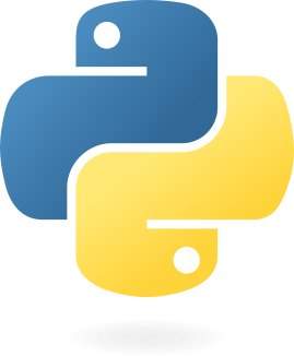 The Python logo.